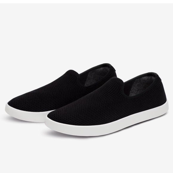 Allbirds Men's Tree Black Wool Loungers, men’s slip on shoes - Picture 1 of 11